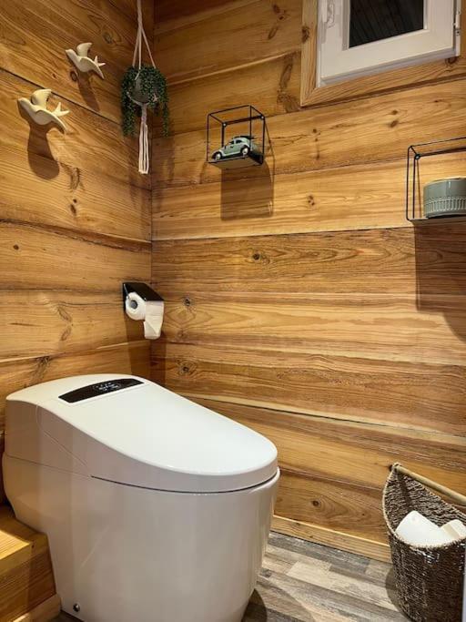 Chalet Et Jaccuzy Sur La Plage Biscarrosse Exterior foto